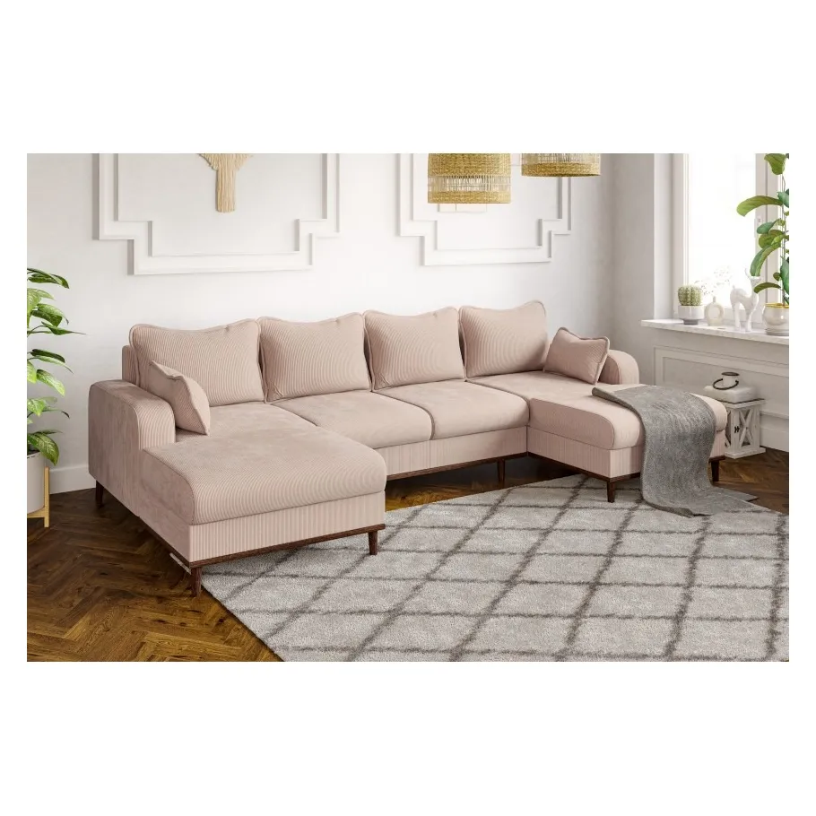 Modernes Sechssitzer-Ecksofa Sofi