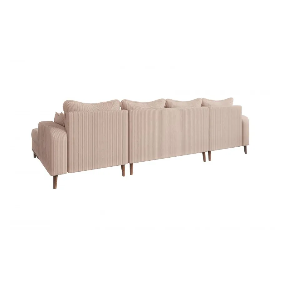 Modernes Sechssitzer-Ecksofa mit Schlaffunktion Sofi