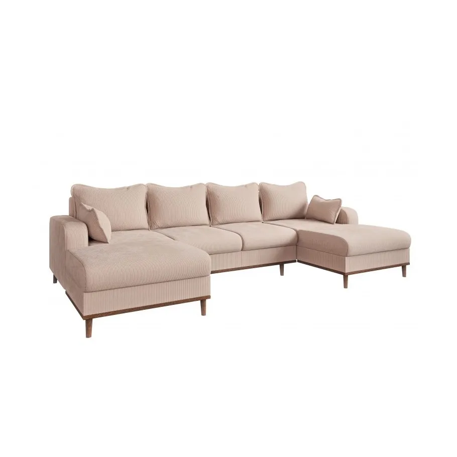 Modernes Sechssitzer-Ecksofa mit Schlaffunktion Sofi