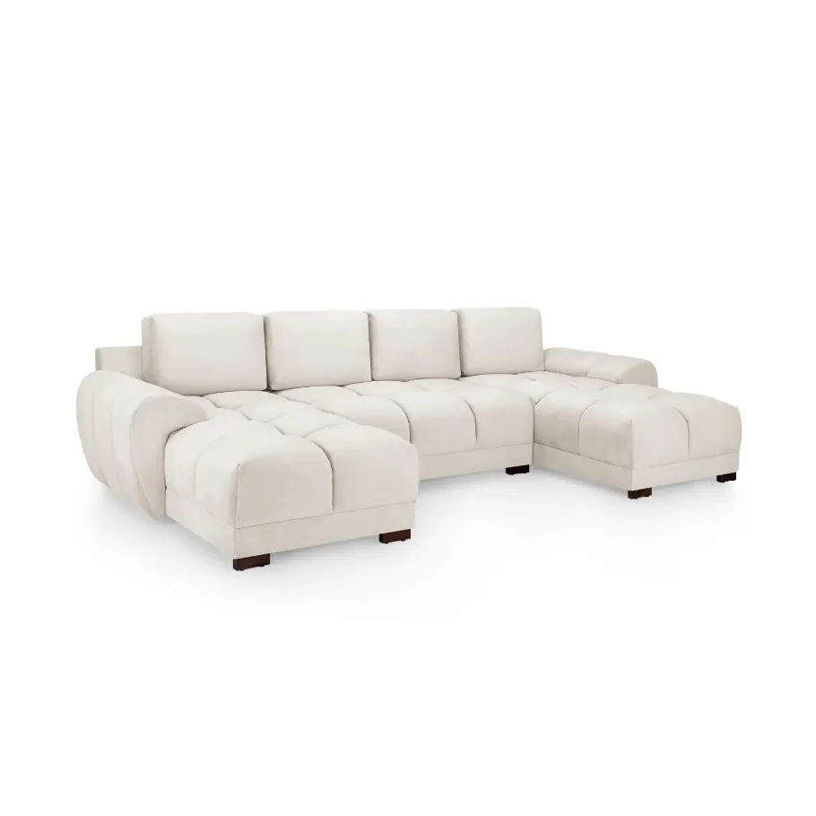 Klassisches Sechssitzer-Ecksofa ZEMO BIS