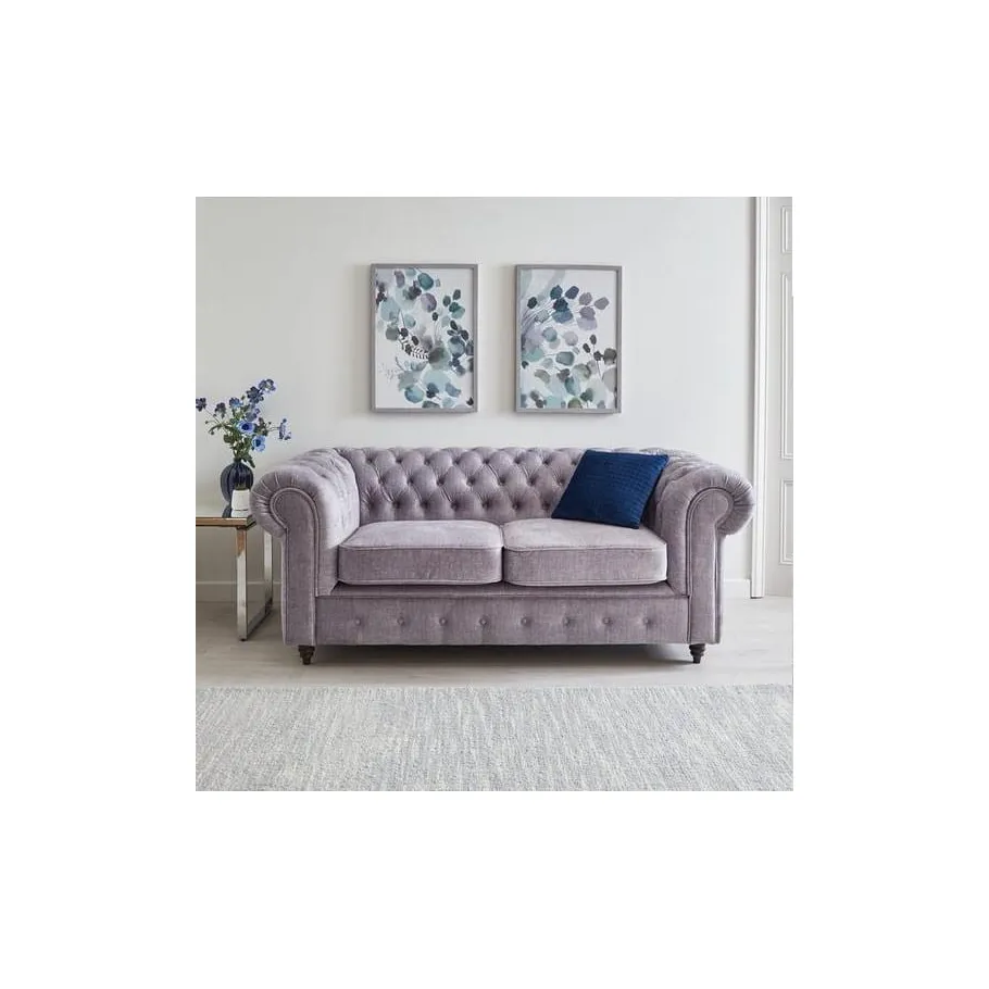 Chesterfield VALENCIA gestepptes Zweisitzer-Sofa