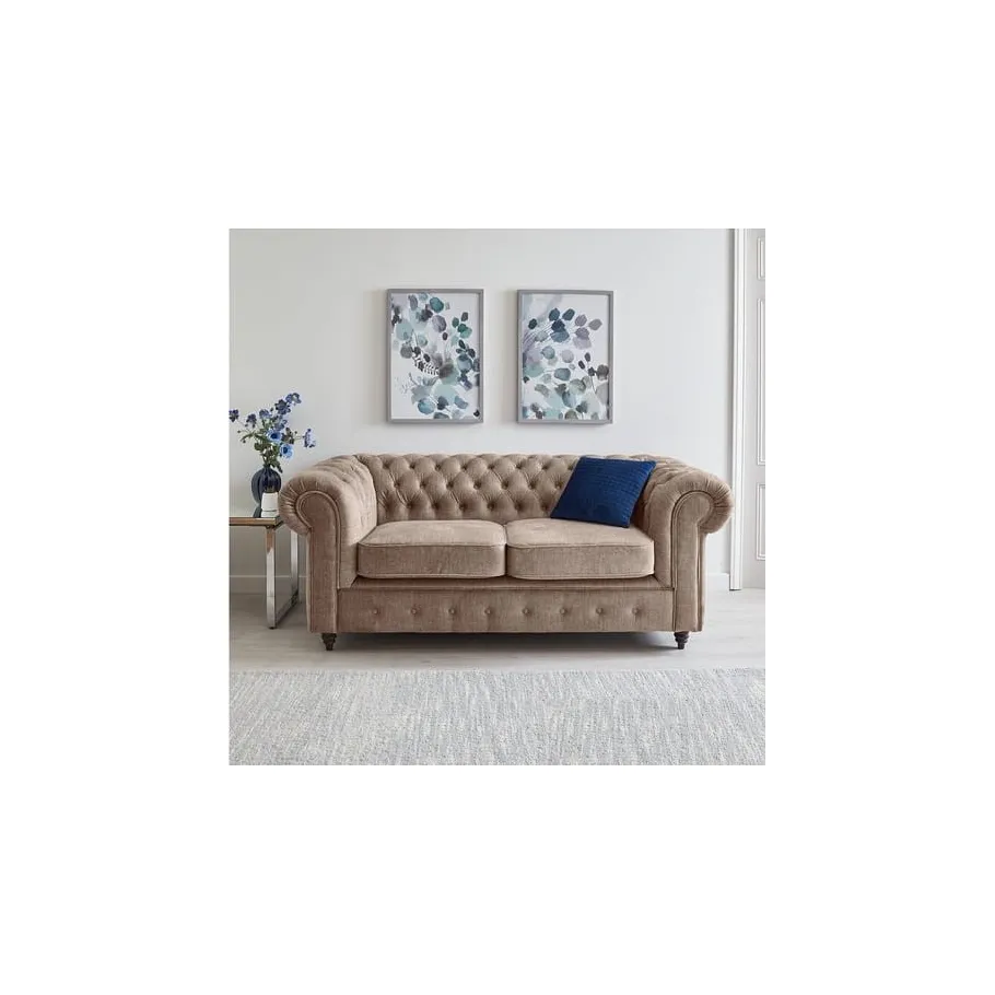 Chesterfield VALENCIA gestepptes Zweisitzer-Sofa
