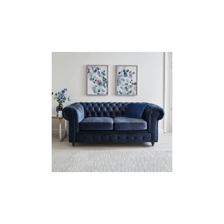 Chesterfield VALENCIA gestepptes Zweisitzer-Sofa