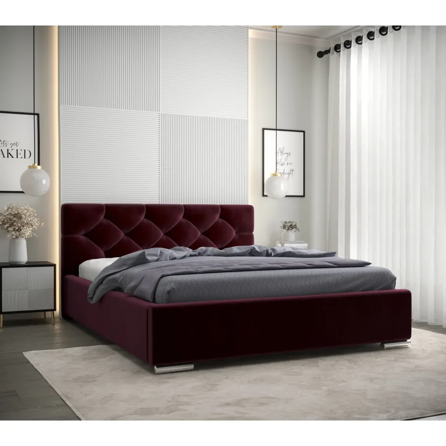 Polsterbett Glamour SLIM