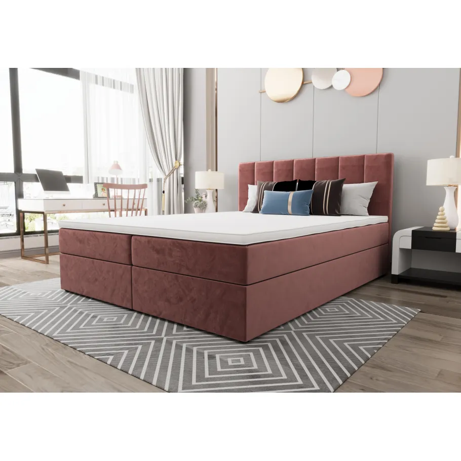 Kissen, kontinentales Bett