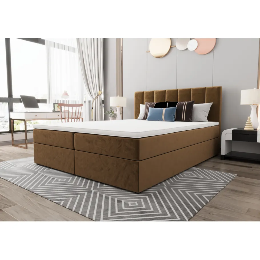 Kissen, kontinentales Bett