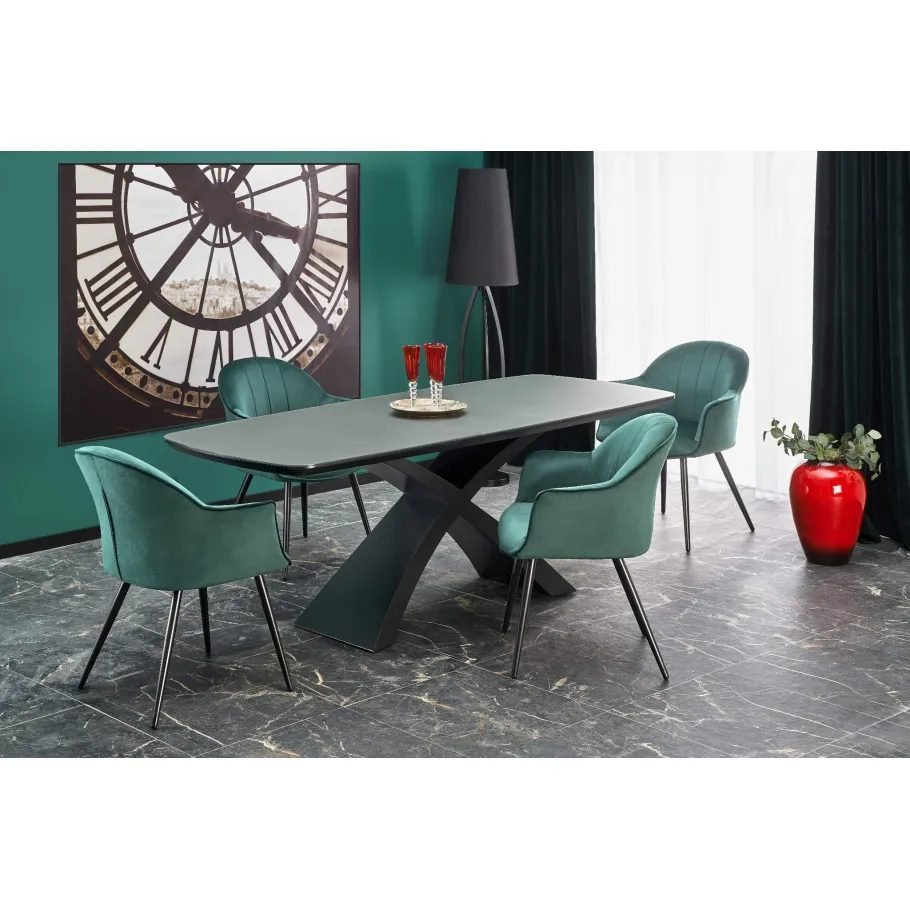 Ausziehbarer Tisch SILBER