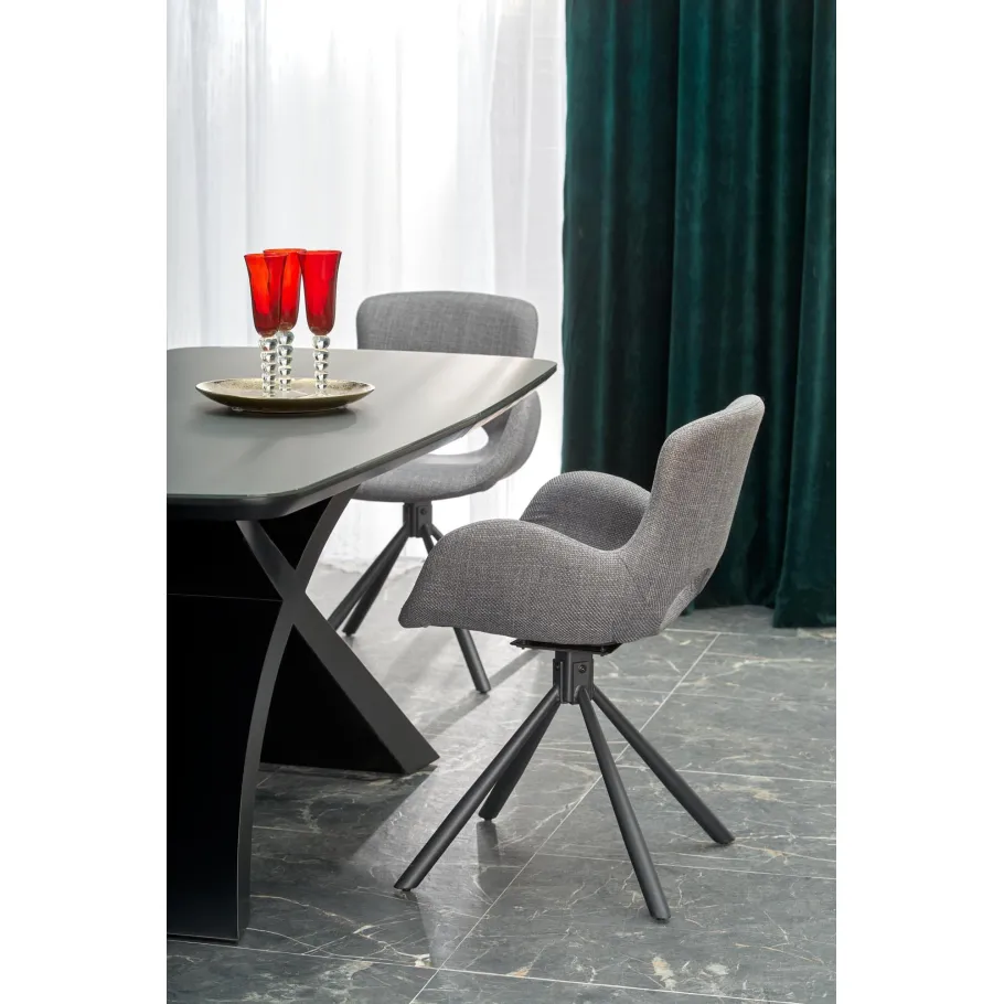 Ausziehbarer Tisch SILBER