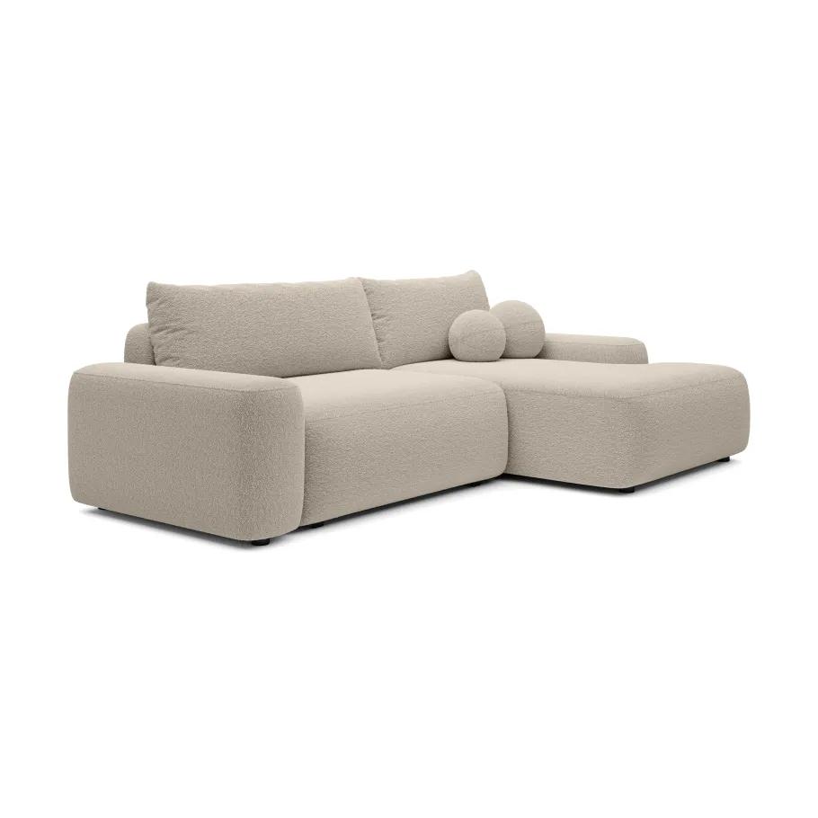 Viersitziges Ecksofa mit Schlaffunktion Zoya