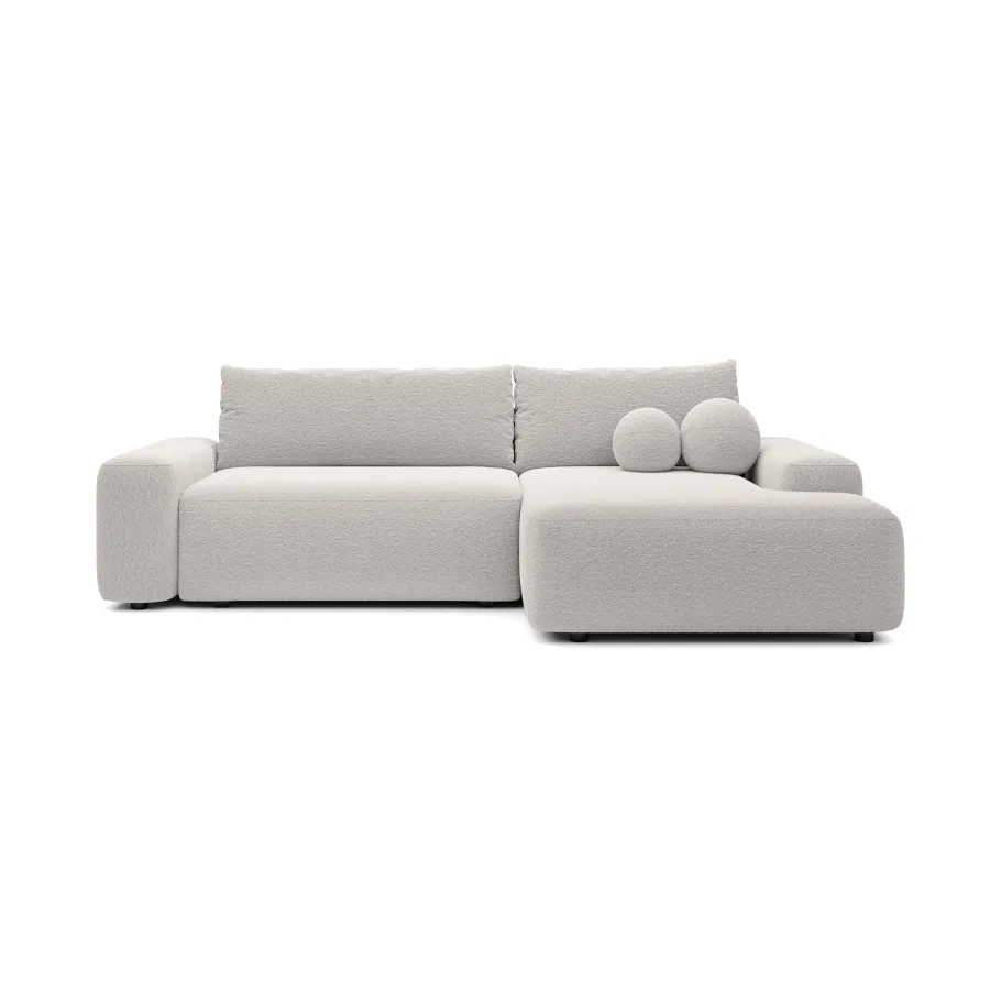 Viersitziges Ecksofa mit Schlaffunktion Zoya