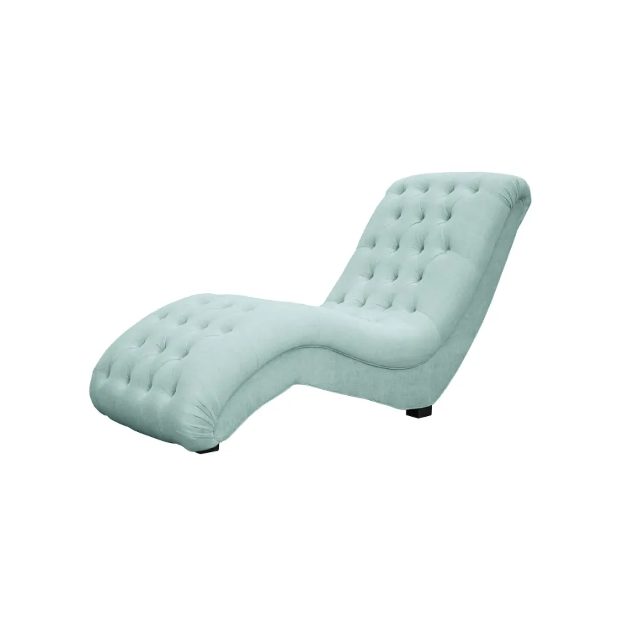 Glamour gesteppte Chaiselongue TOKIO
