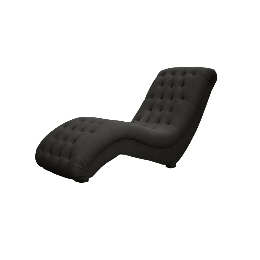 Glamour gesteppte Chaiselongue TOKIO
