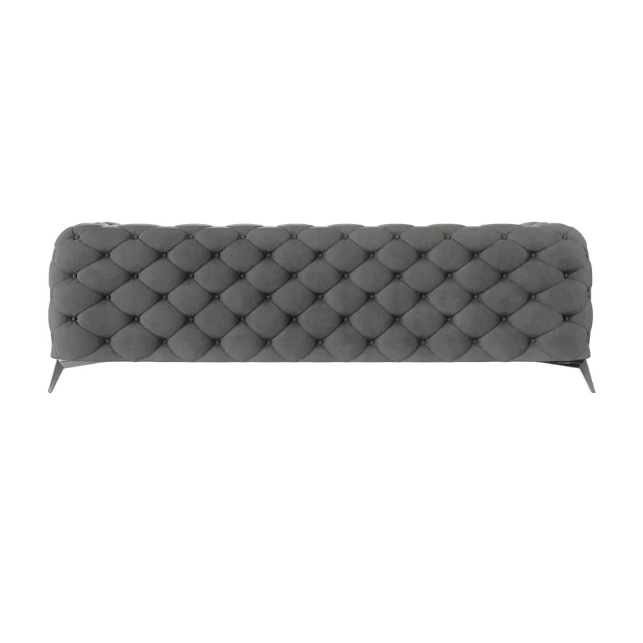 Glamouröses gestepptes Dreisitzer-Sofa Chesterfield TEO 3