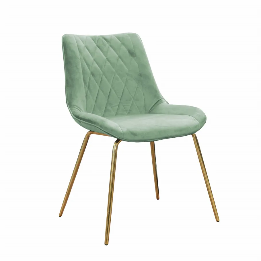 FIGARO gold gepolsterter Stuhl