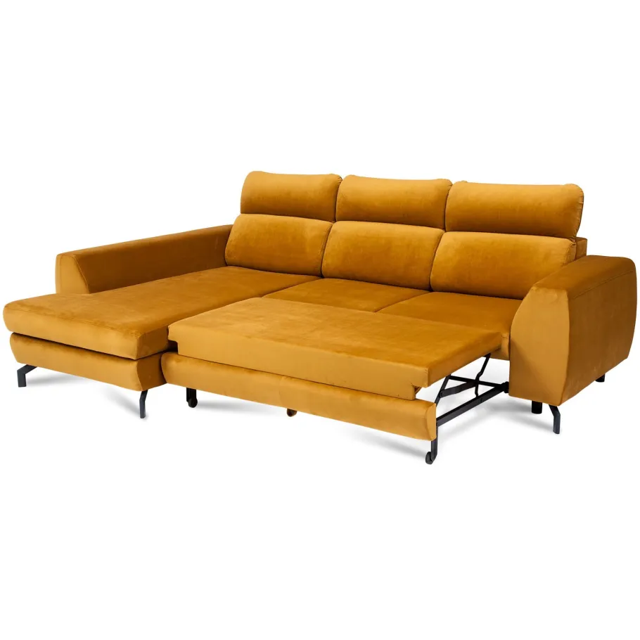 Modernes Viersitzer-Ecksofa mit DOSA-Schlaffunktion