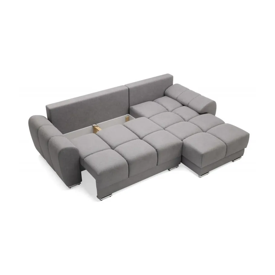 Klassisches Viersitzer-Ecksofa mit Schlaffunktion ZEMO BIS
