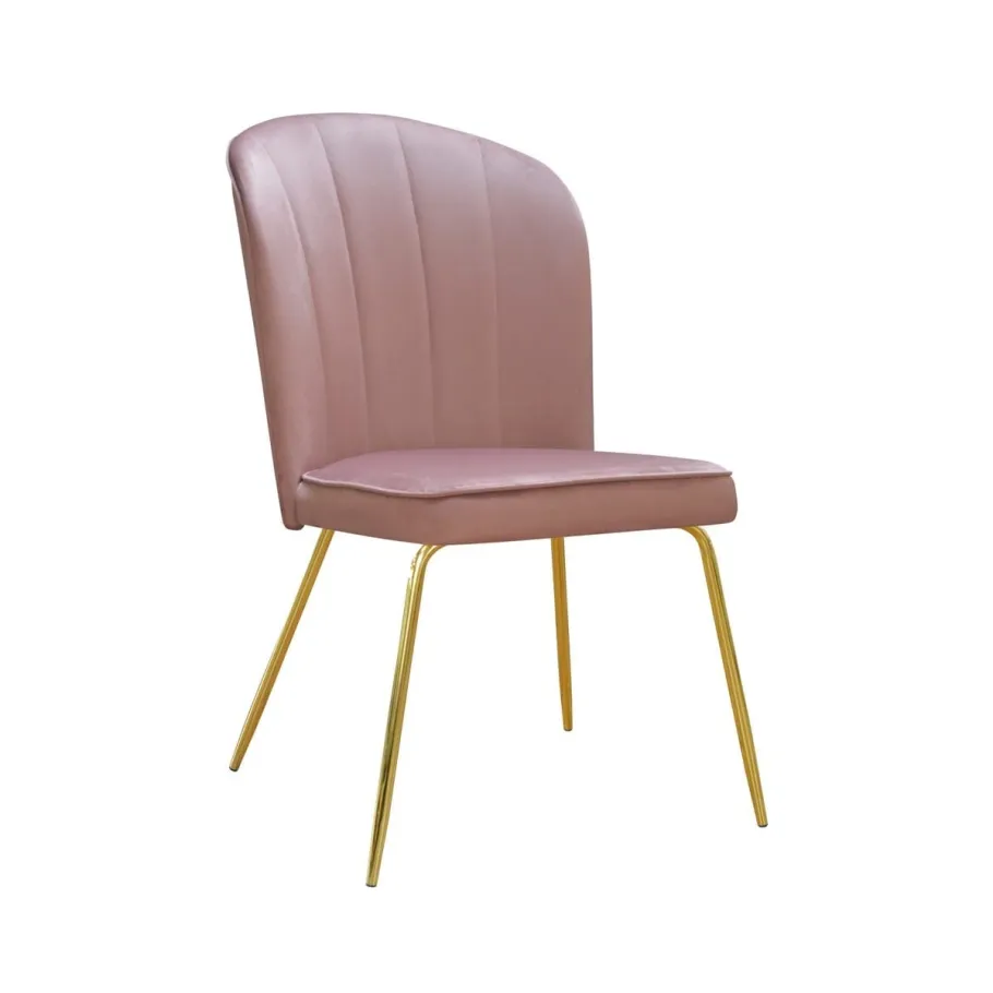 LILI gold gepolsterter Stuhl