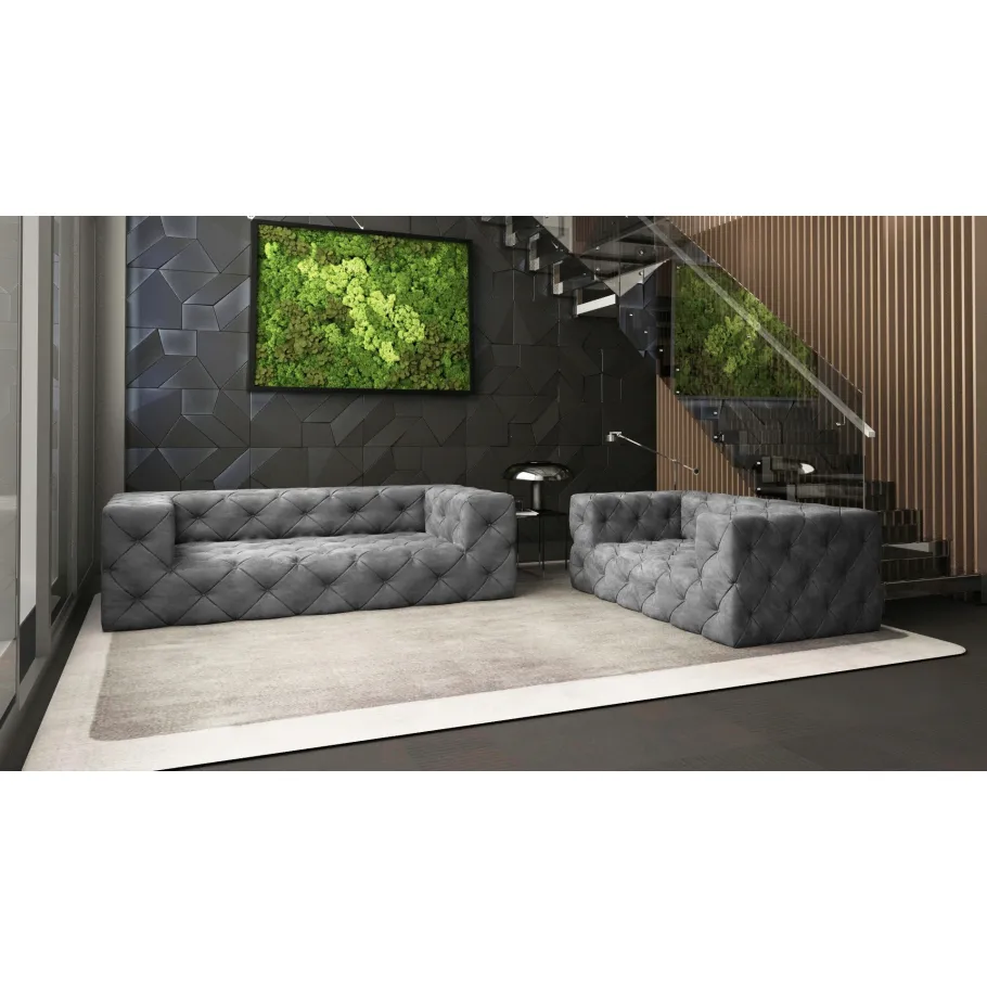 BENTLEY Glamour gestepptes Fünfsitzer-Ecksofa