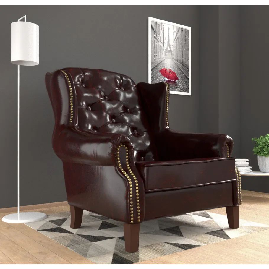 Toford gesteppter Sessel