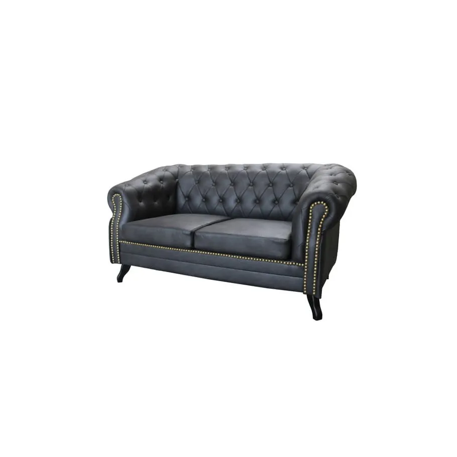 Chesterfield GOWEL gestepptes Zweisitzer-Sofa