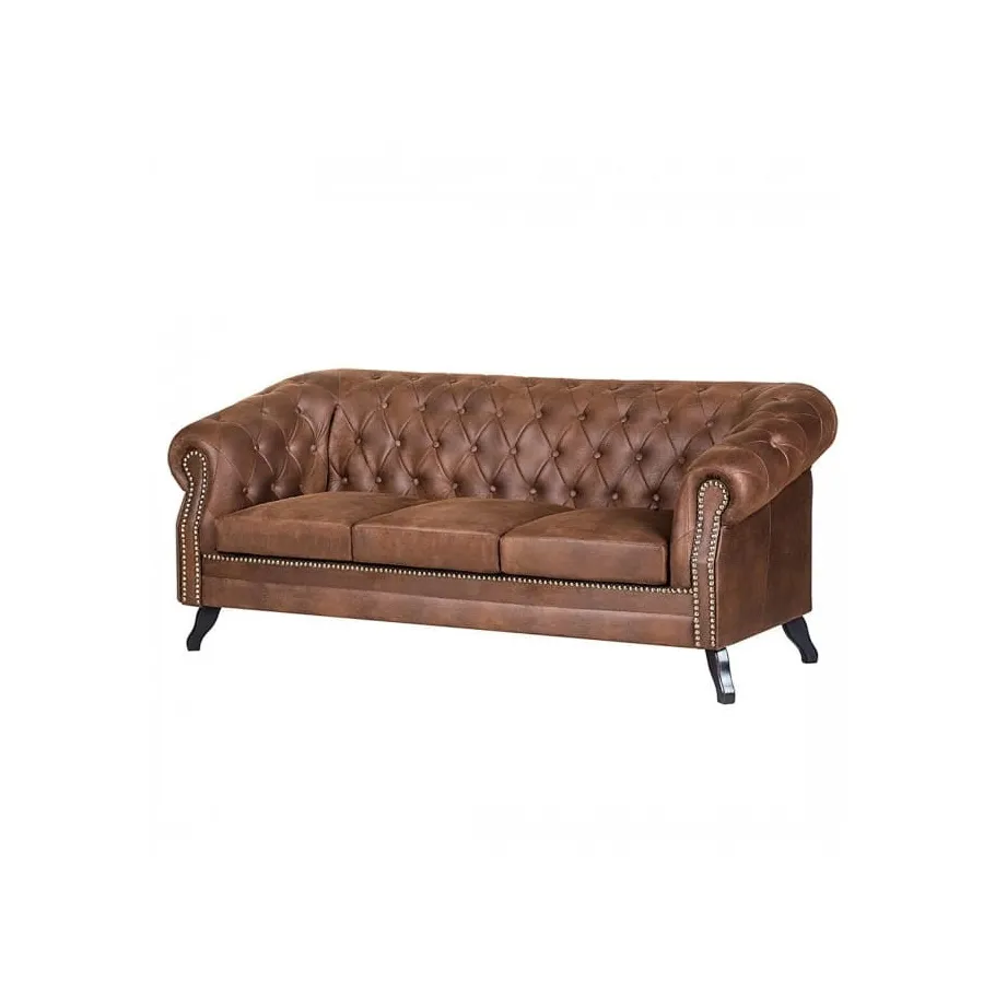 Chesterfield GOWEL Dreisitzer-Steppsofa