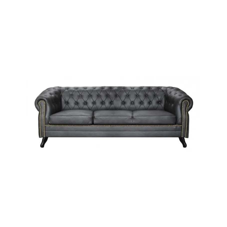 Chesterfield GOWEL Dreisitzer-Steppsofa