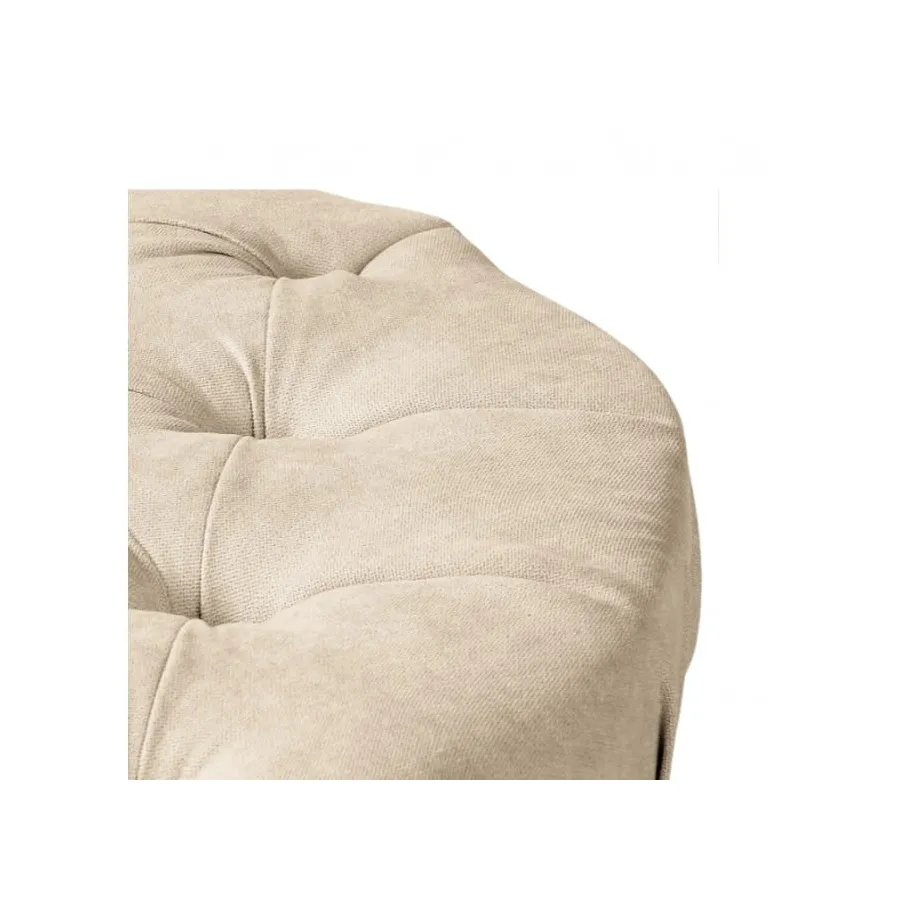 Glamouröser gesteppter Sitzhocker MONA