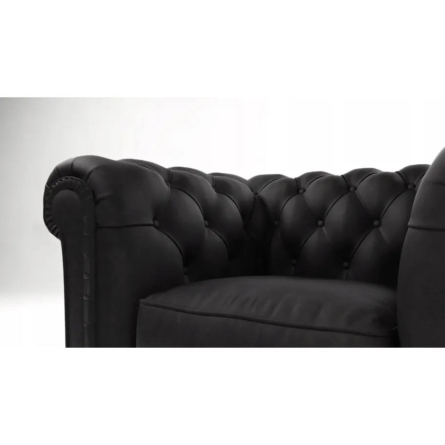 Chesterfield SOLARIS gesteppter Sessel