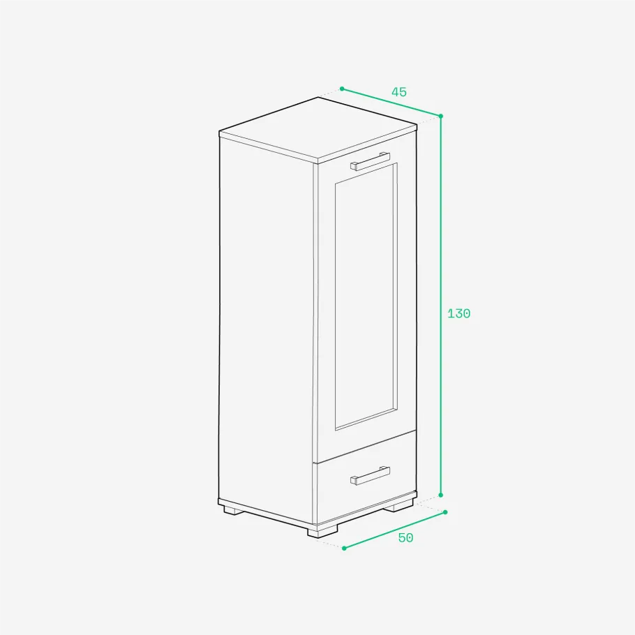 BAULE Kommode mit Glas