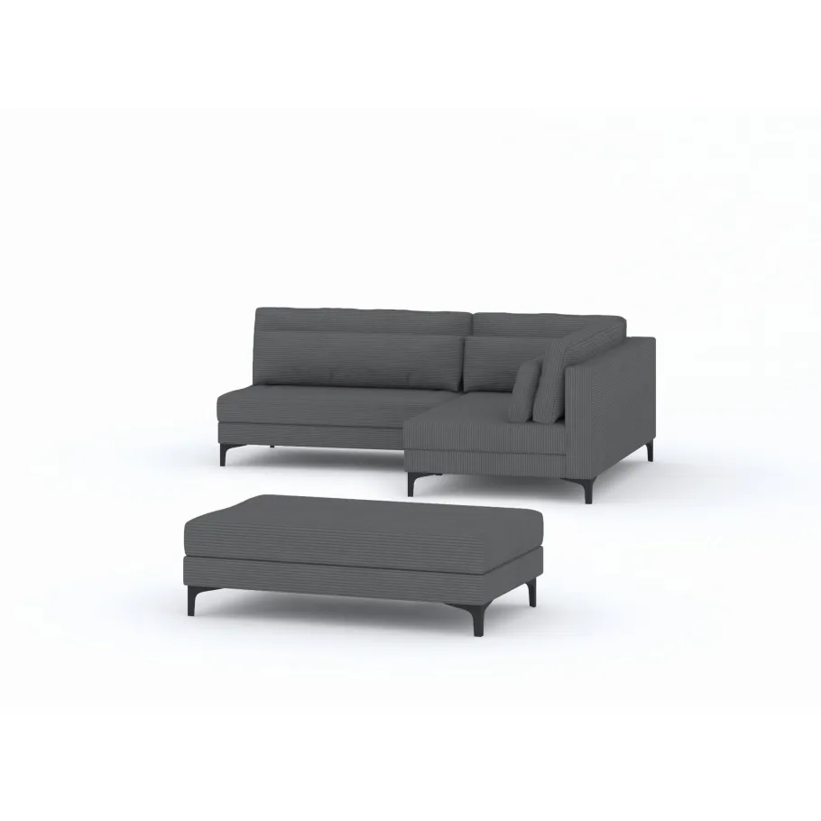 Modernes Viersitzer-Ecksofa COIN L
