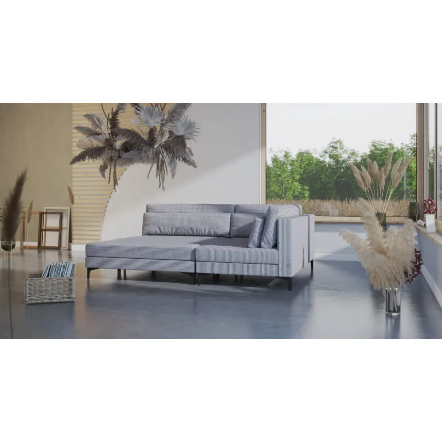 Modernes Viersitzer-Ecksofa COIN L