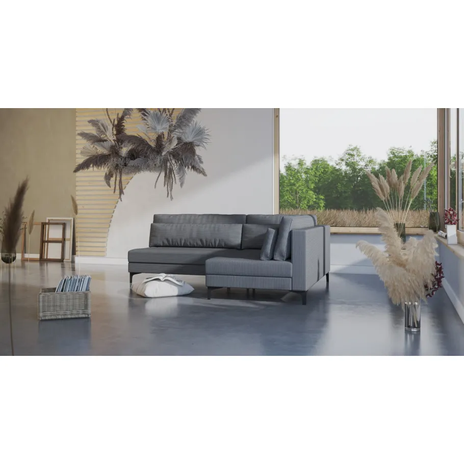 Modernes Viersitzer-Ecksofa COIN L
