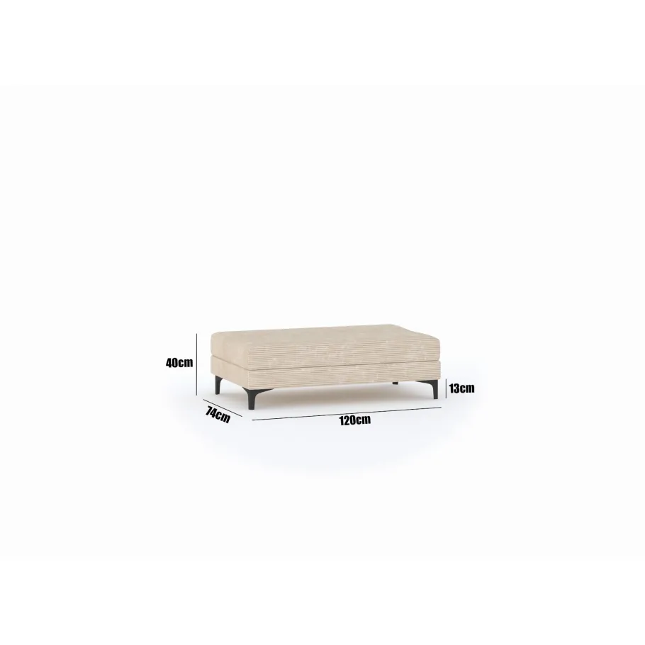 Modernes Sechssitzer-Ecksofa COIN U