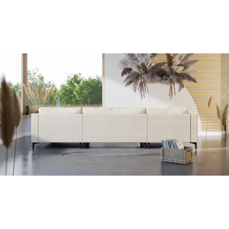Modernes Sechssitzer-Ecksofa COIN U