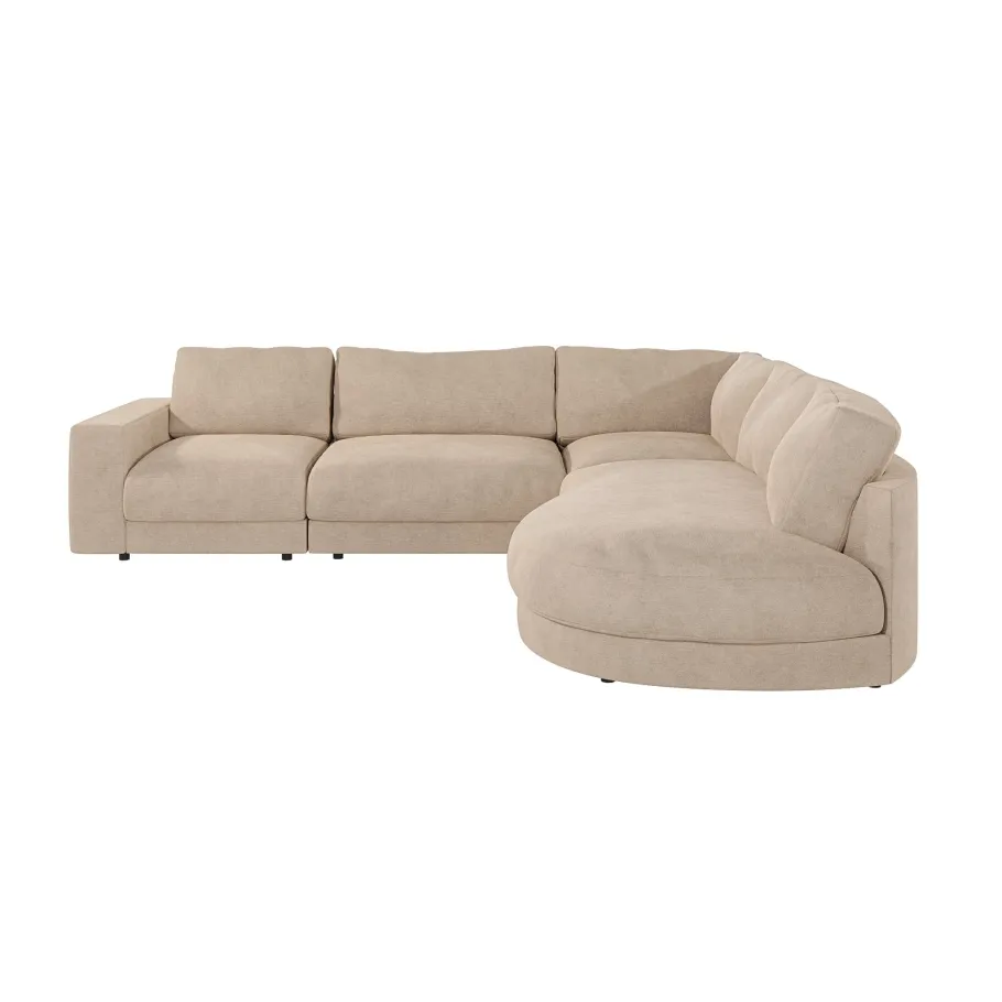 Modernes Sechssitzer-Ecksofa TROT