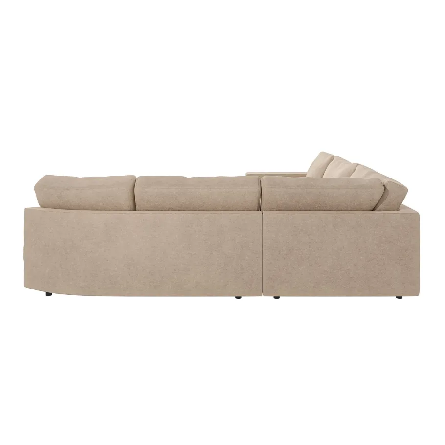 Modernes Sechssitzer-Ecksofa TROT