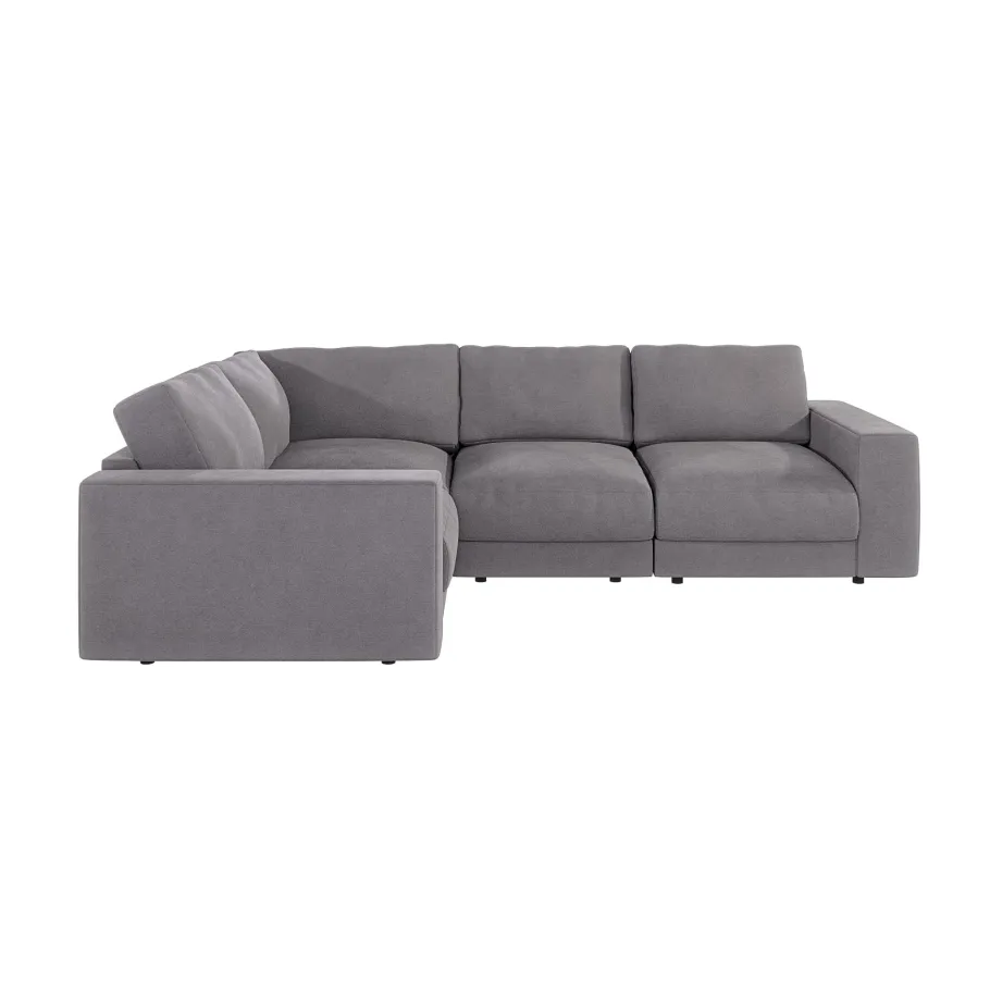 Modernes Viersitzer-Ecksofa TROT