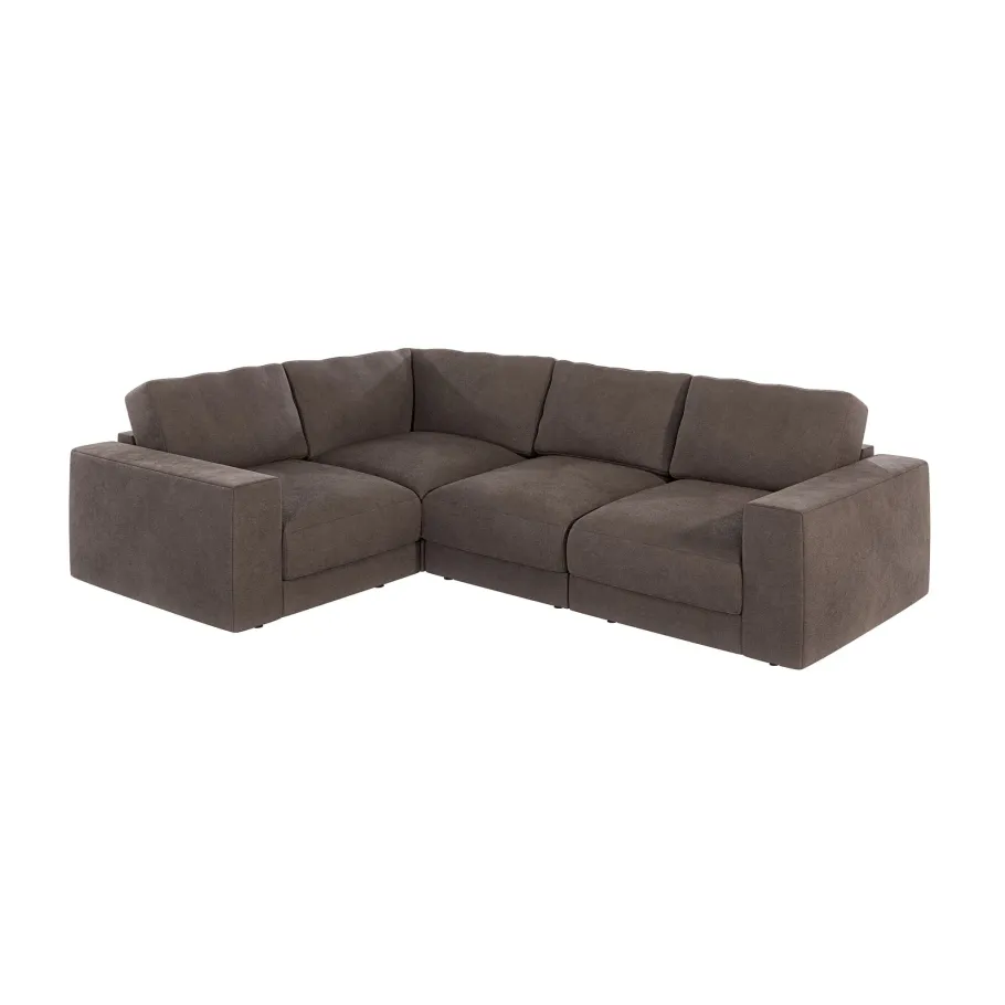 Modernes Viersitzer-Ecksofa TROT