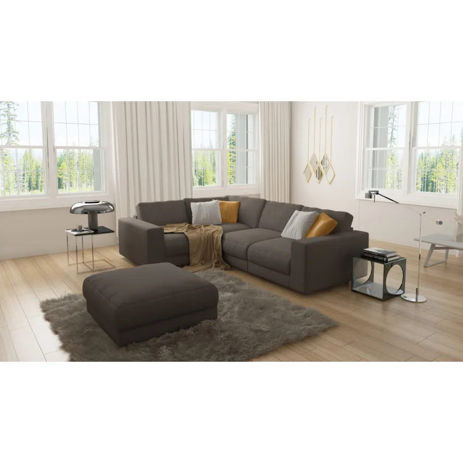 Modernes Viersitzer-Ecksofa TROT
