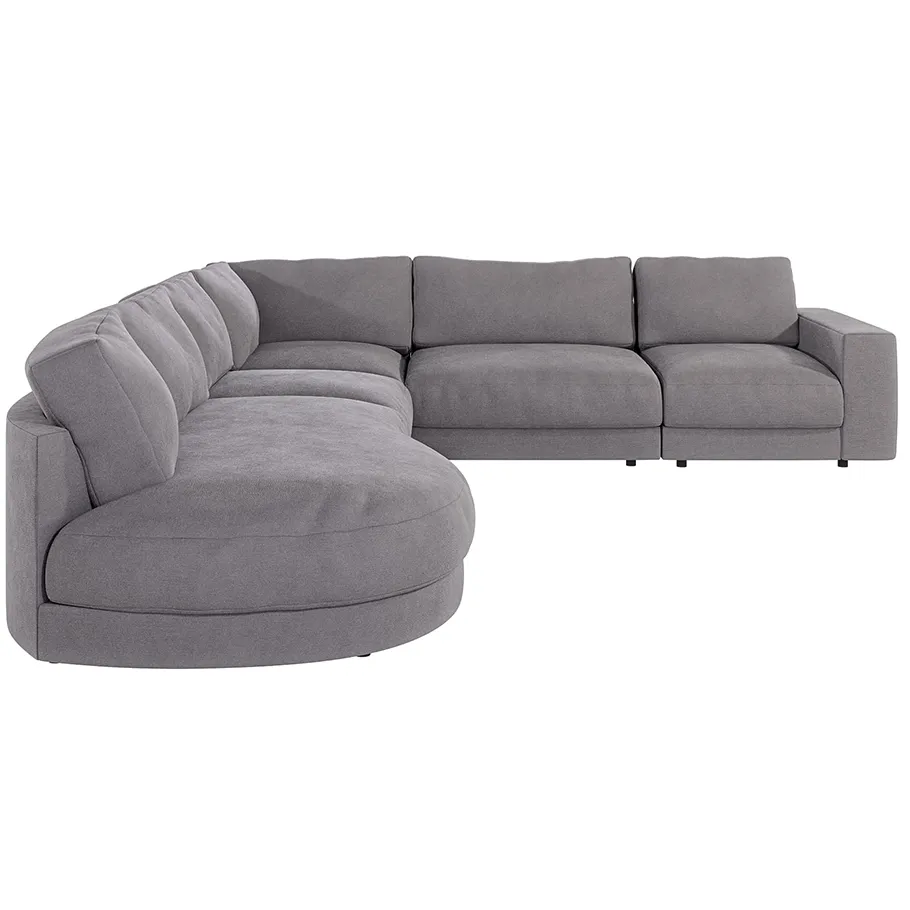 Modernes Siebensitzer-Ecksofa TROT