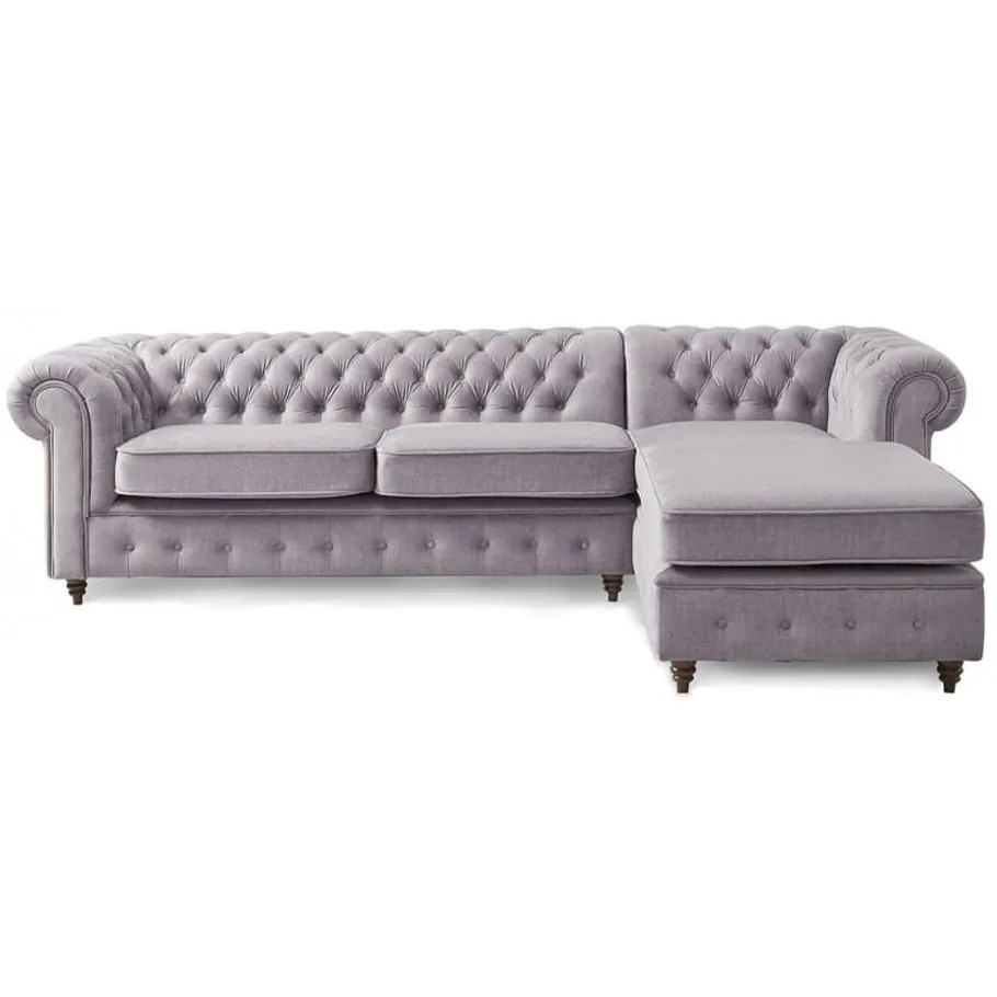Modernes Glamour-Fünfsitzer-Ecksofa FINS
