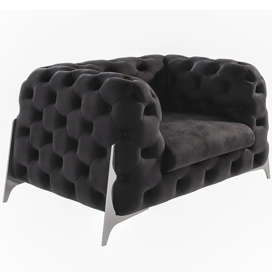 KALIFORNIA gesteppter Chesterfield-Sessel