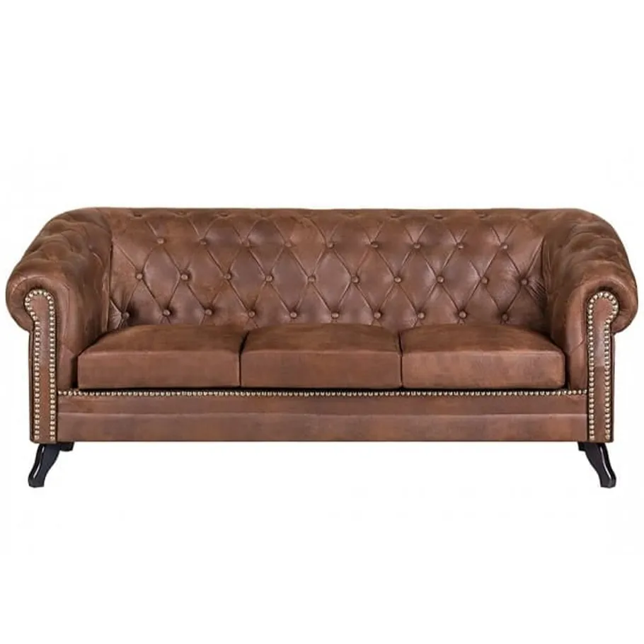 Chesterfield GOWEL Dreisitzer-Steppsofa