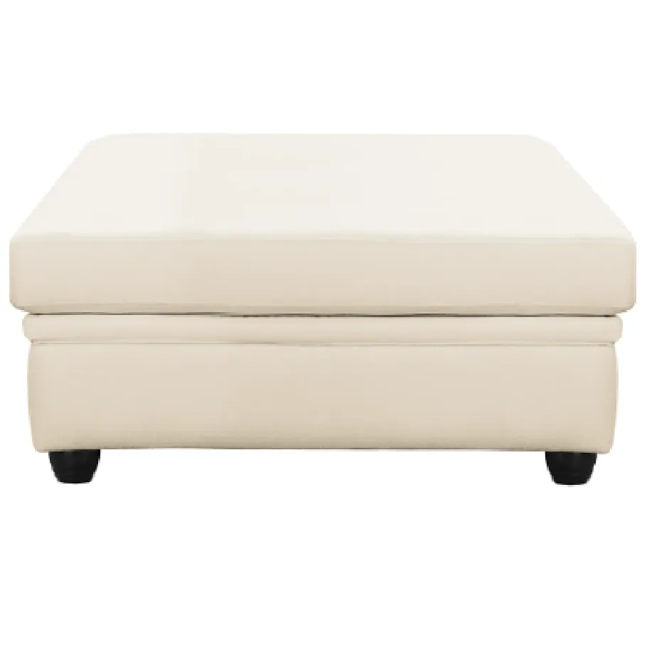 Glamour gesteppter Sitzpuff 100x100 SYDNEY