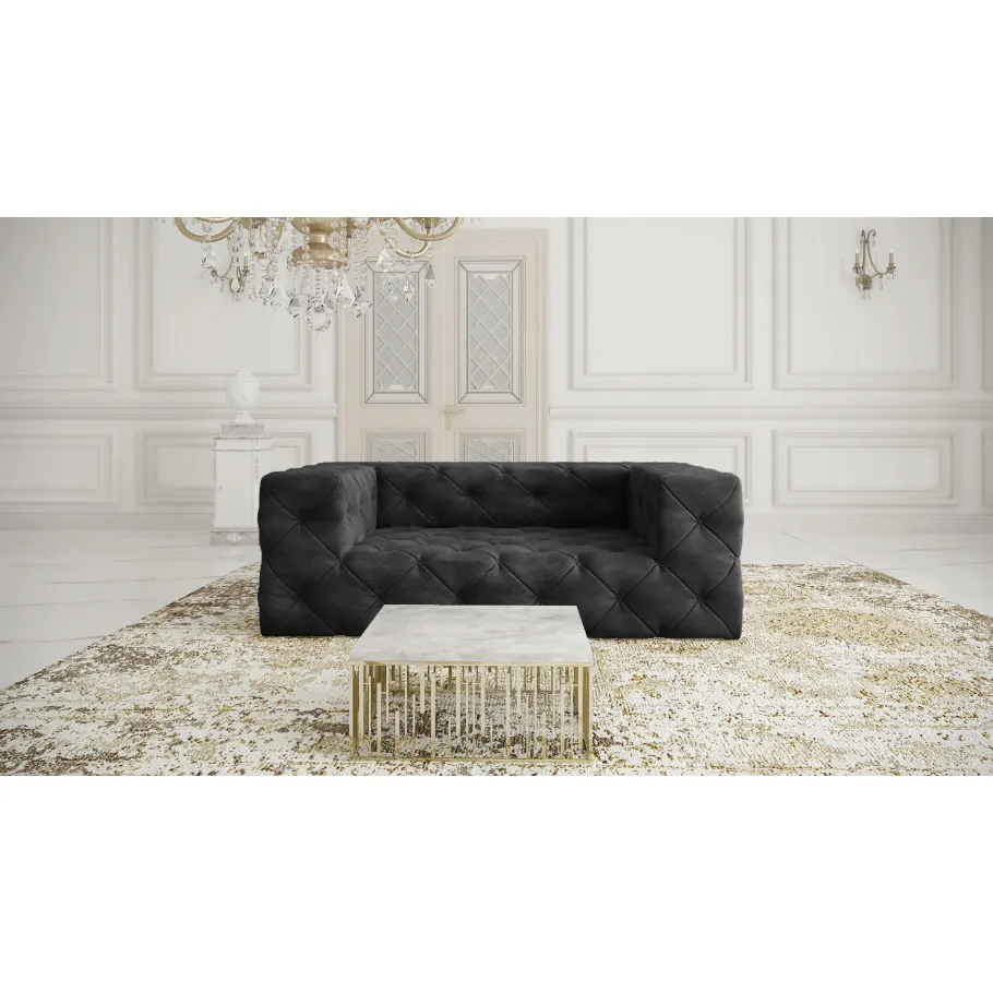 Chesterfield BENTLEY Premium-gestepptes Zweisitzer-Sofa
