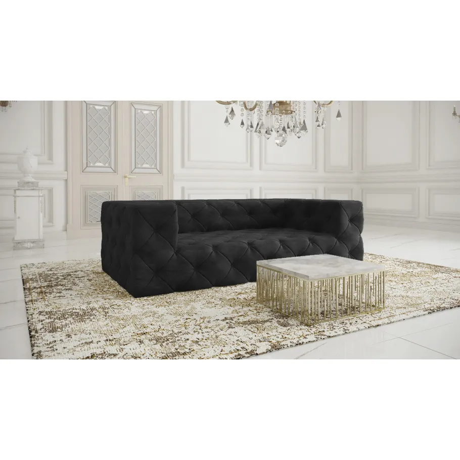 Chesterfield BENTLEY Premium gestepptes Dreisitzer-Sofa