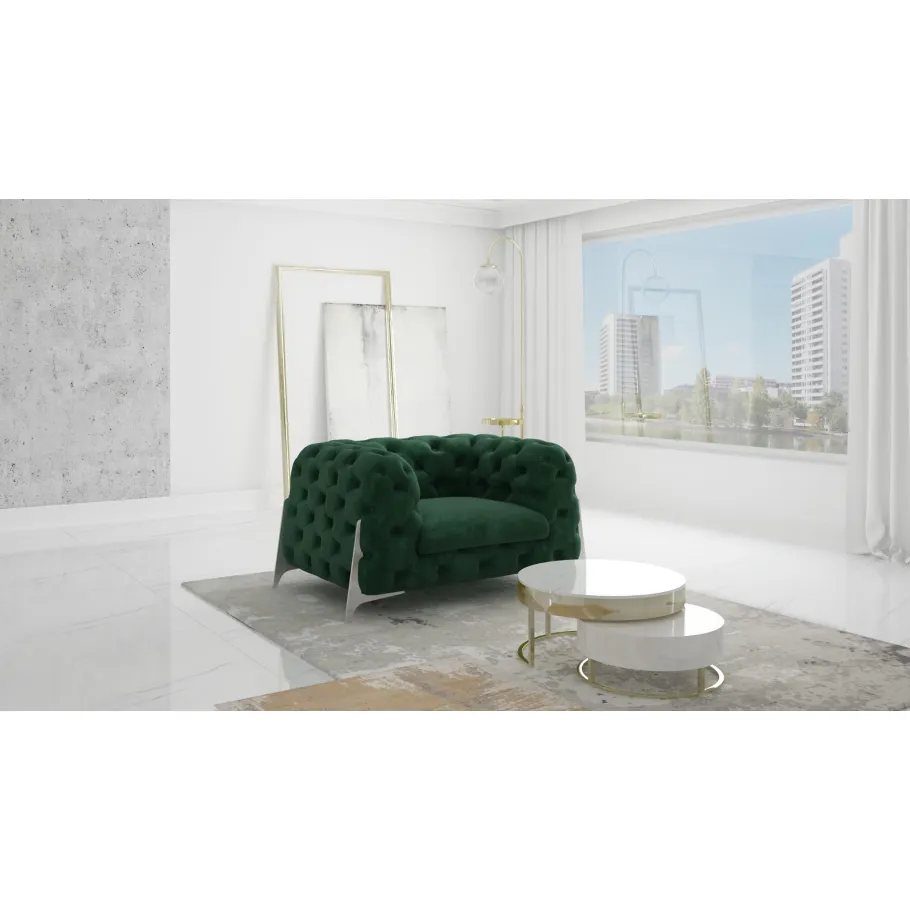 KALIFORNIA gesteppter Chesterfield-Sessel