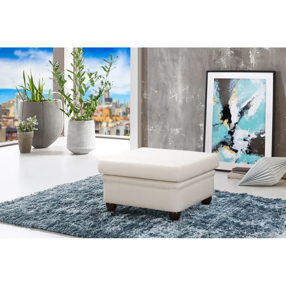 Glamour gesteppter Sitzpuff 75x70 SYDNEY