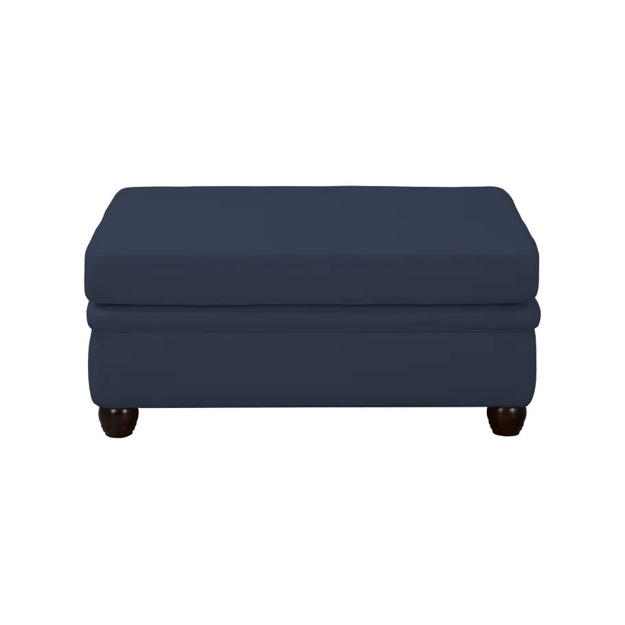 Glamour gesteppter Sitzpuff 100x100 SYDNEY