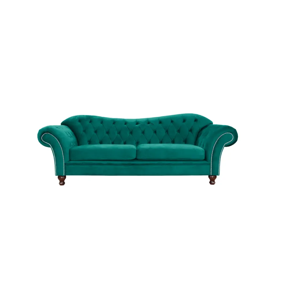 Chesterfield PARIS Dreisitzer-Steppsofa